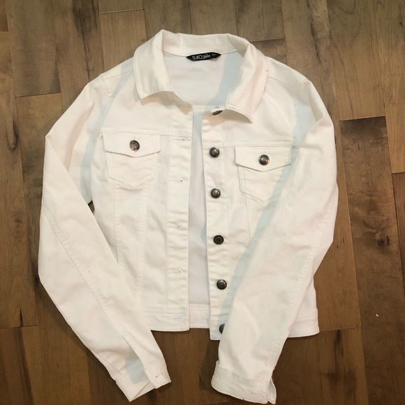 Small White Jean Jacket - Picture 1 of 2